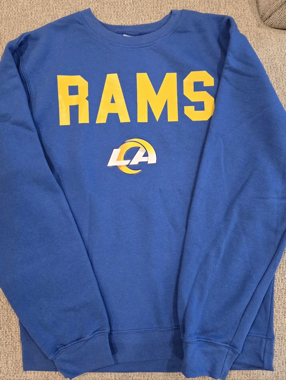 LA Rams Blue Crewneck Sweatshirt